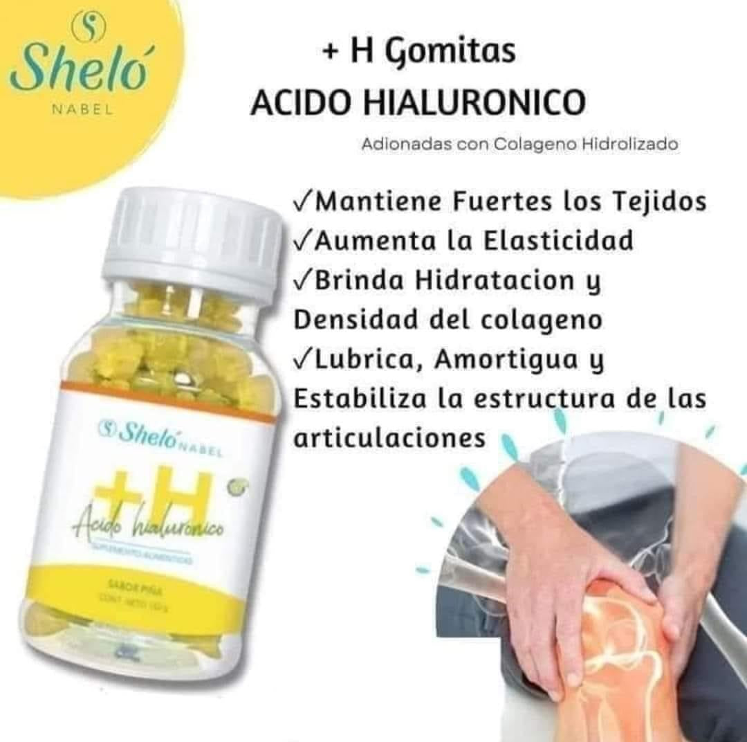 '+ H Gomitas Ácido Hialuronico Shelo NABEL USA