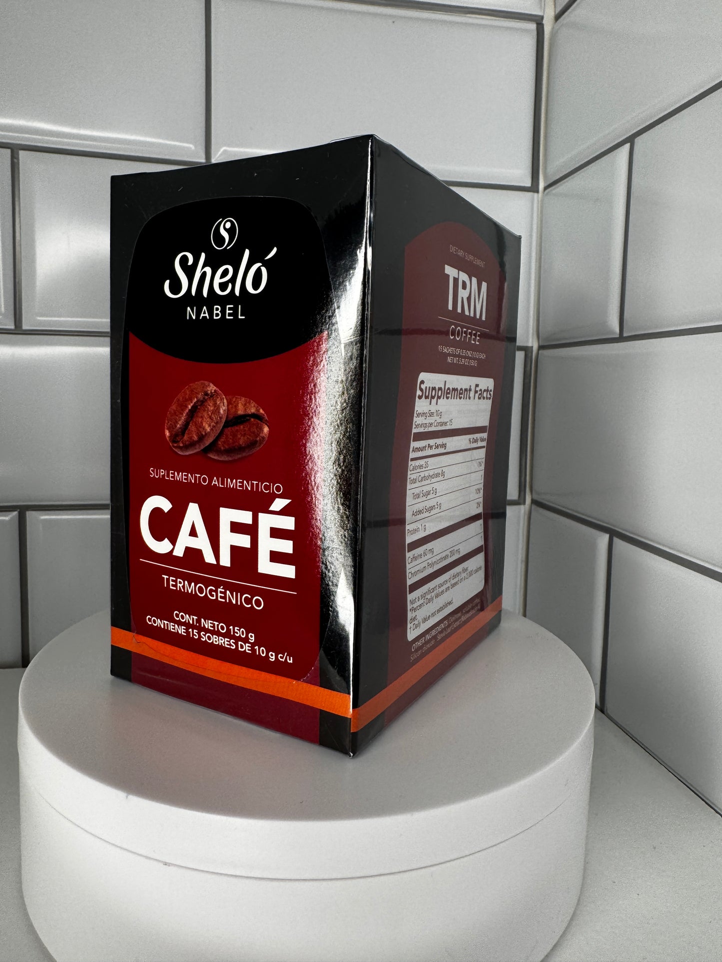 Cafe Termogenico TRM Quemagrasa Reductivo Soluble En Agua Sheló Nabel