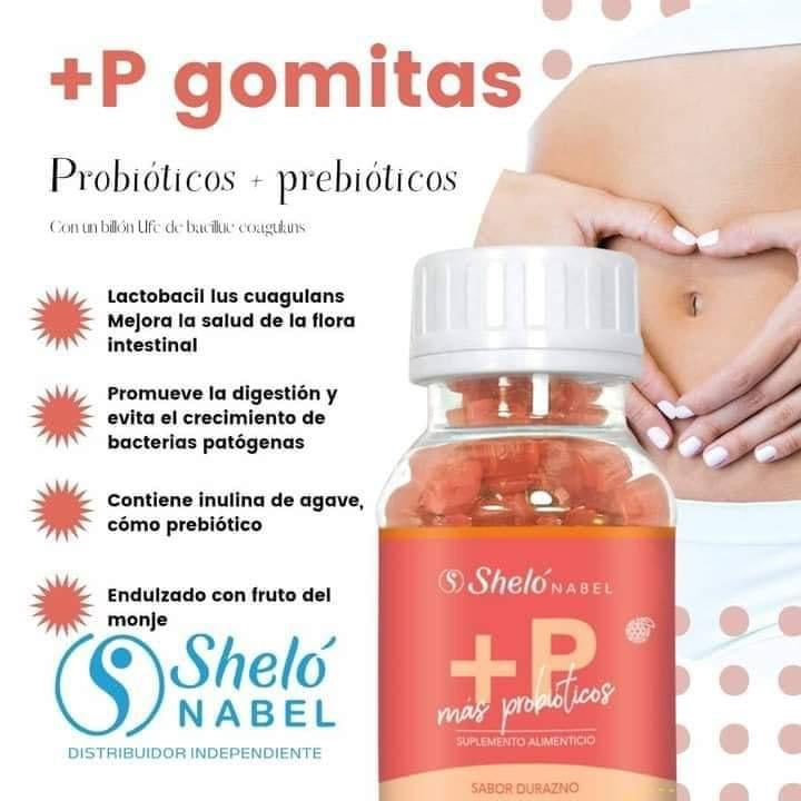'+ P Gomitas Probioticos y Prebioticos Shelo NABEL
