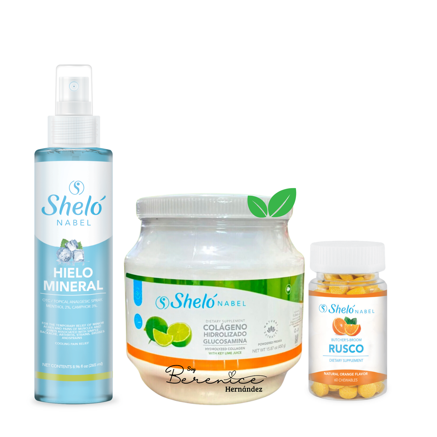 Kit Para el Dolor de Rodillas/ Desgaste de Cartilago Shelo NABEL USA