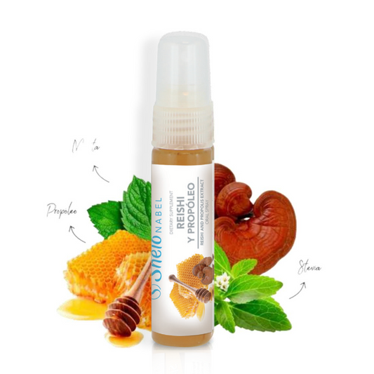 ESPRAY de reishi con propolio para garganta